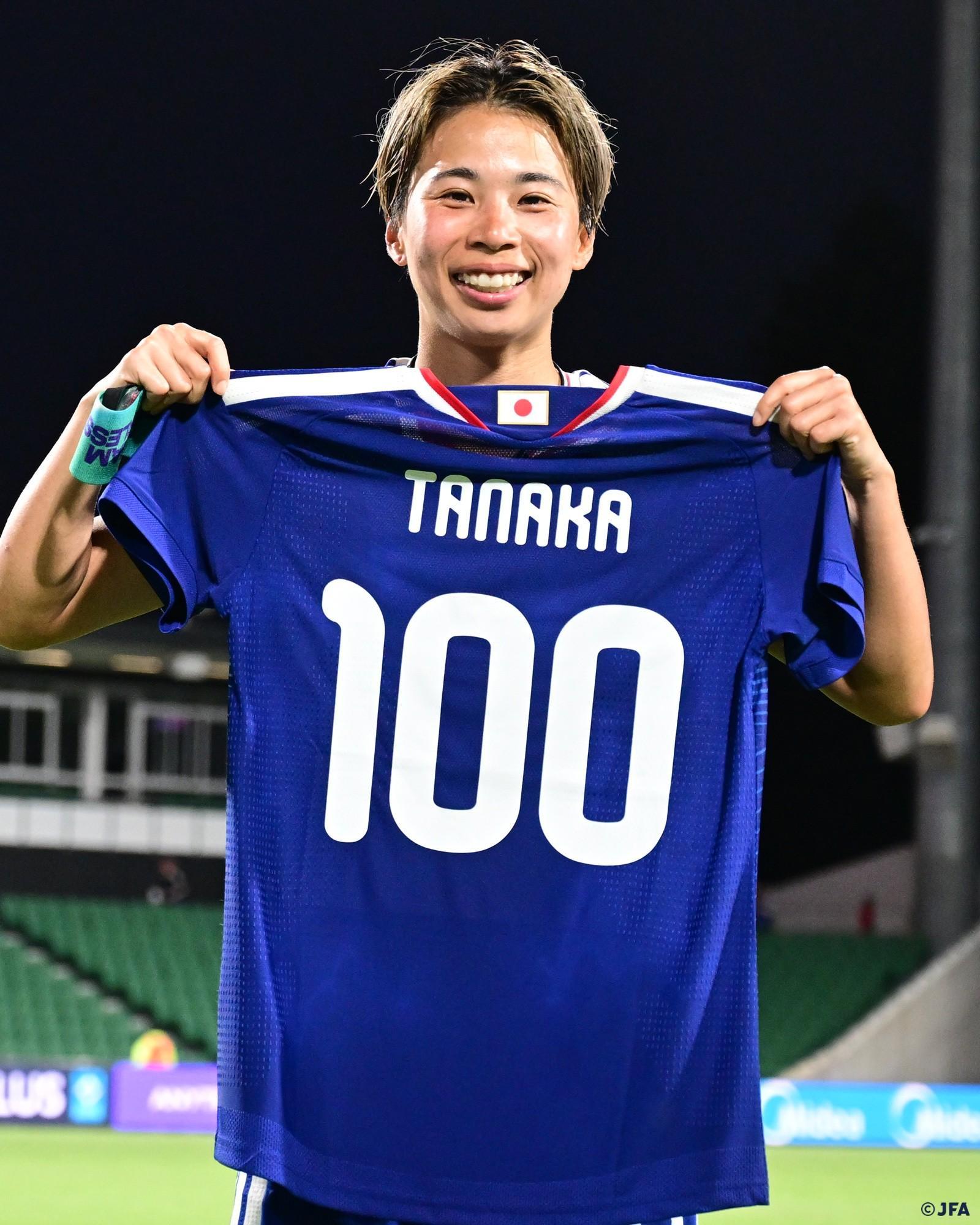 半岛体育网址-日本女足国脚田中美南达成国家队百场里程碑，共打进46球